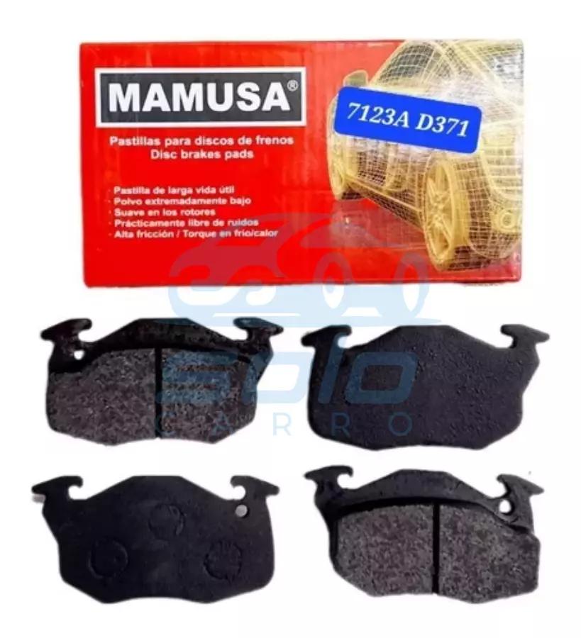Pastillas Freno Delantero 7123A-pastillas-freno-delantero-7123a-renault-clio-megane-symbol-2000-2002-mamusa