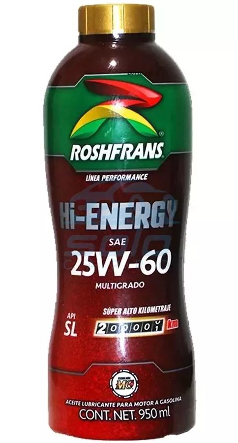 Aceite De Motor Mineral 25W-60 (0.946 litros)