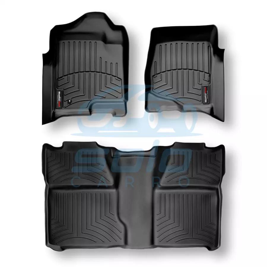 Alfombra -alfombra-floorliner-chevrolet-silverado-2007-2013-separada-doble-cabina-weathertech