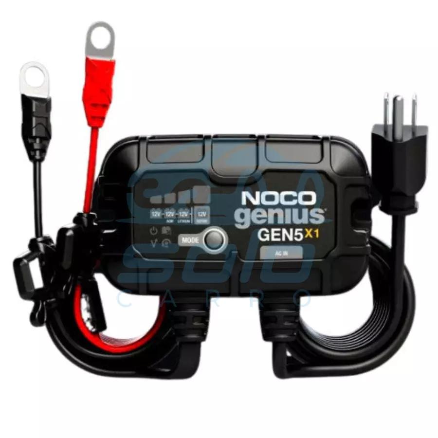 Cargador de batería fijo de 5A-cargador-fijo-de-bateria-marina-litio-ciclo-profundo-5a-con-reparador-de-danos-noco