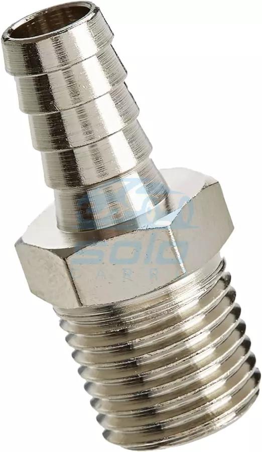 Racor 1/4" M A Espiga 8Mm (2 Unidades)