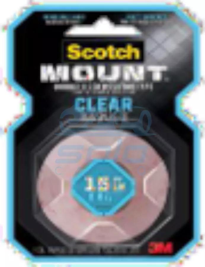 Cinta Doble Faz Transparente 2,54cm x 3,17m  