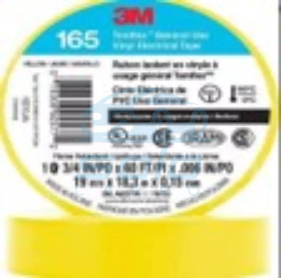 Teipe Eléctrico Temflex 165 Amarillo (3/4" x 18,3 m) 