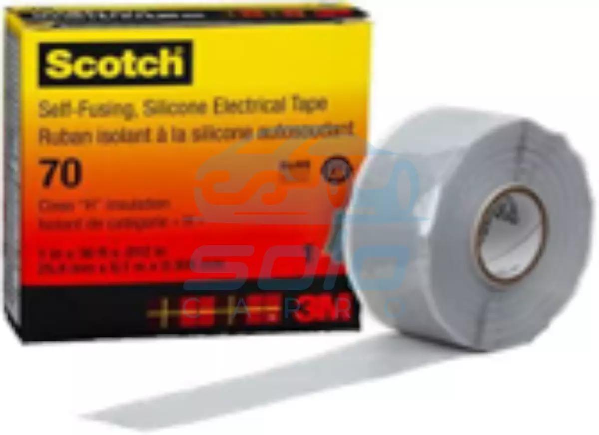 Teipe Eléctrico de goma de silicona alta temperatura (1"x 9,14m) -teipe-electrico-de-goma-de-silicona-alta-temperatura-1x-914m-3m