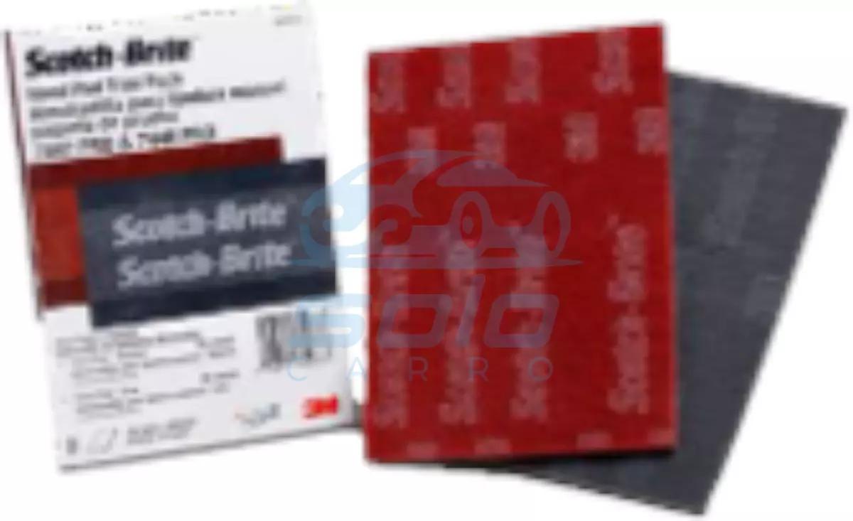 Esponja Abrasiva  Scotch-Brite 2 pzas (Vinotinto y Gris)  (152 mm x 228 mm) 