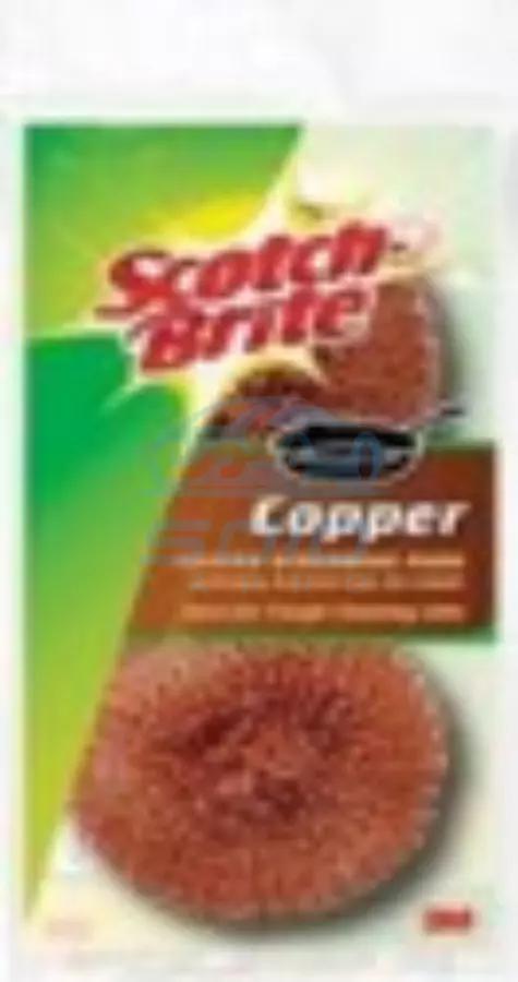 Esponja acero inoxidable cubierta de cobre (2 pzas) Scotch-Brite 