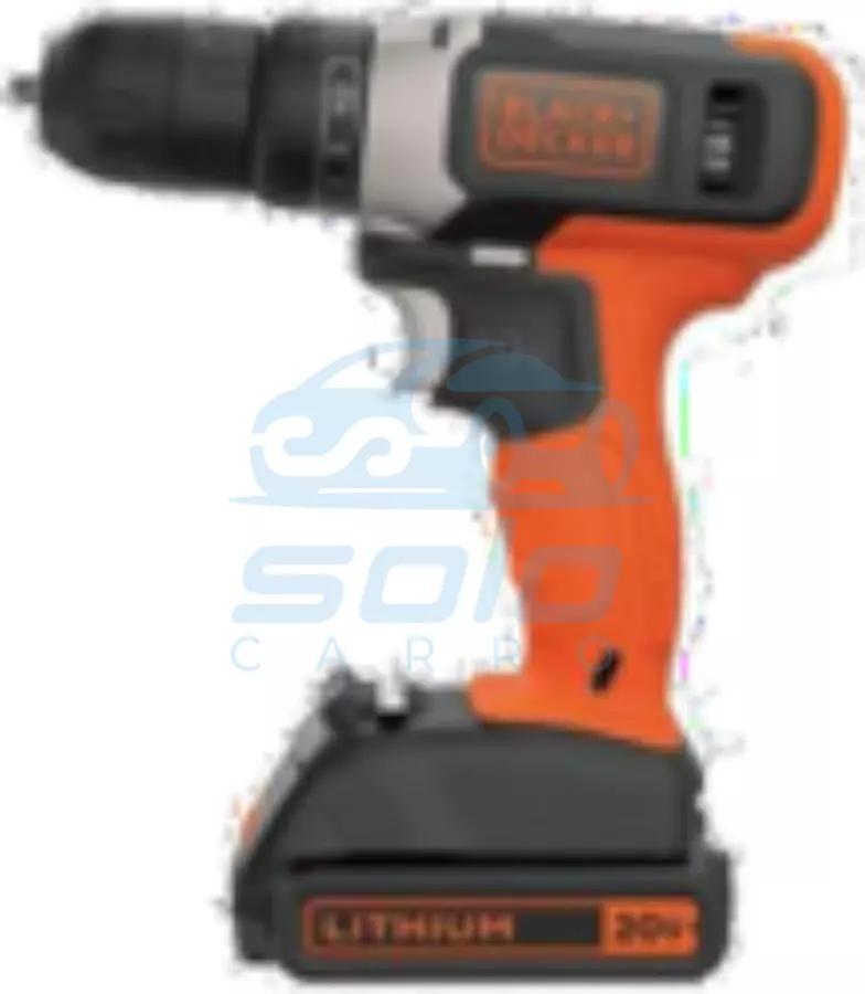 Taladro destornillador inalámbrico 3/8", 1400 RPM, 2 velocidades, 20V 