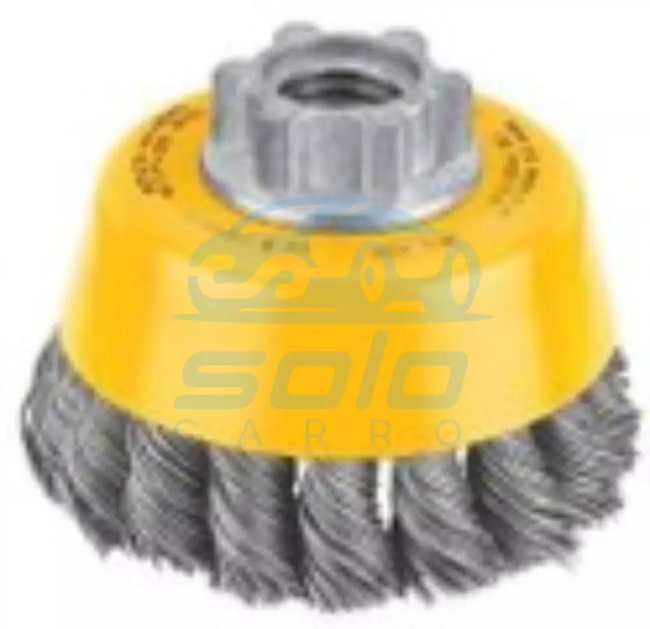 Cepillo de alambre de copa ondulado 3" 