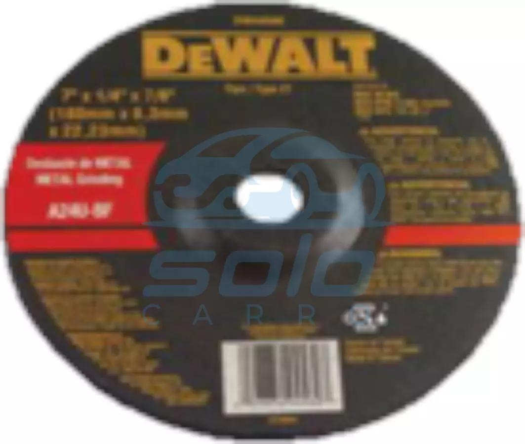 Disco desbaste esmerilar de 7 x 1/4 x 7/8 Cóncavo 