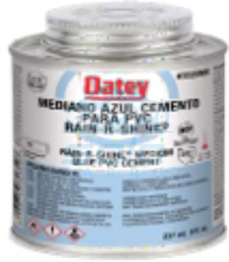 Pegamento Azul Condiciones Húmedas PVC 1/16 GL 