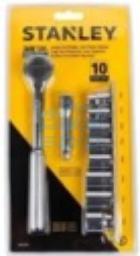 Juego de dados 9 pzas con ratchet 3/8" SAE 