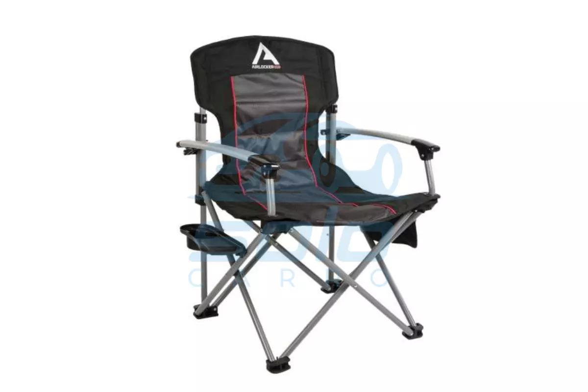 Silla Air Locker Negra con rojo