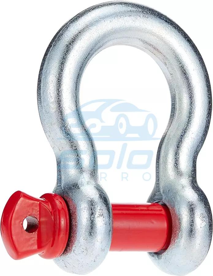 Grilletes ARB clase "D" Plateado con rojo (unidad)