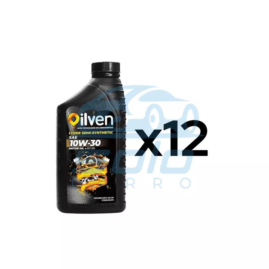 Aceite De Motor Semi-Sintetico 10W-30 (Caja 12x0.946 litros)
