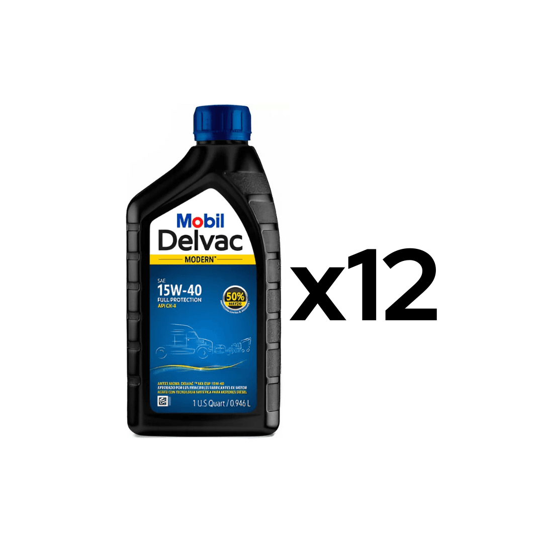 Aceite Mineral 15W-40 Diesel Delvac Full Protection Ck-4/Cj-4/Cl-4 Caja 12 Qt-aceite-ultradiesel-cj-4-sl-15w40-caja-12x1lt-mobil
