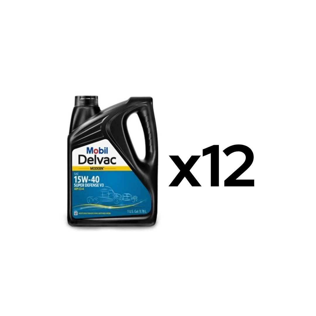 Aceite Mineral 15W-40 Diesel Super Defense V3 Cl-4/Ch-4/Sl Paila 5 Gal-aceite-ultradiesel-cj-4sl-15w40-paila-mobil