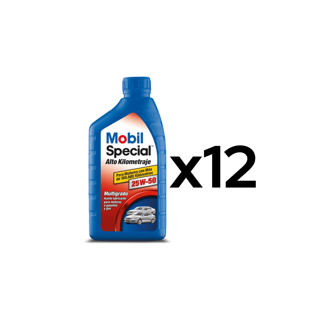 Aceite Mineral 25W-50 Special Alto Kilom Sg Caja 12 Unidades Qt-aceite-mineral-25w-50-special-alto-kilom-sg-caja-12-unidades-qt-mobil