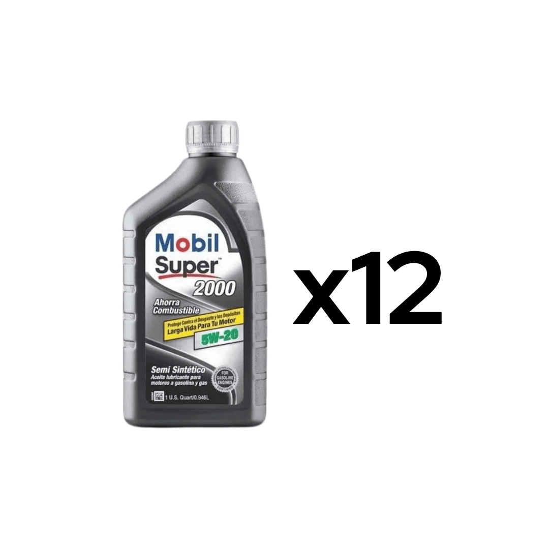 Aceite Semisintetico 5W-20 Super 2000 Sp Caja 12 Unidades Qt-aceite-semisintetico-5w-20-super-2000-sp-caja-12-unidades-qt-1-mobil
