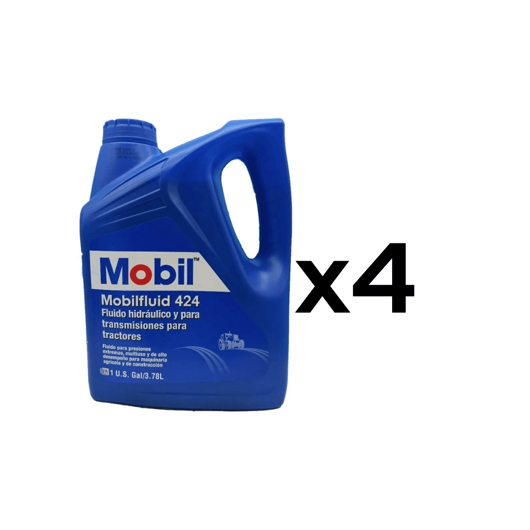 Aceite Mobilfluid Tractores Gl-4/Allison C-4 Solo Agricolas Caja 4 Galones