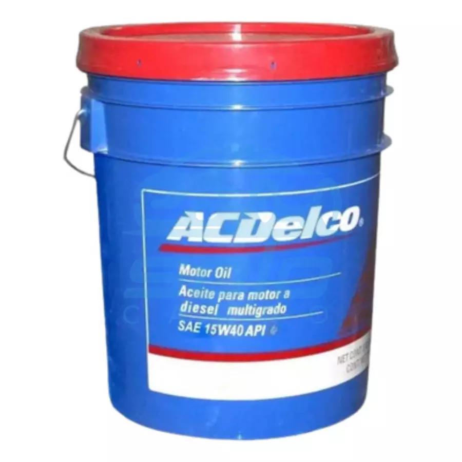ACEITE MOTOR GASOLINA/DIESEL 15W40 ACDELCO (PAILA
18.9LTS) CK-4/SN - Balde 5 Gls 