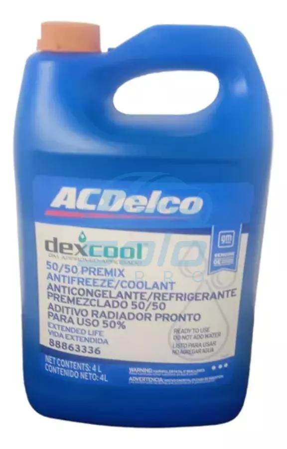Refrigerante Dex-Cool Pre-Diluido 50/50 Anticongelante Color Naranja Galon 4Lts Importado